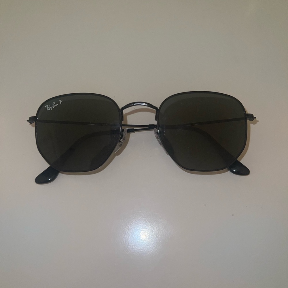 Ray-Ban Rb3548n Hexagonal Flat Lens Sunglasses